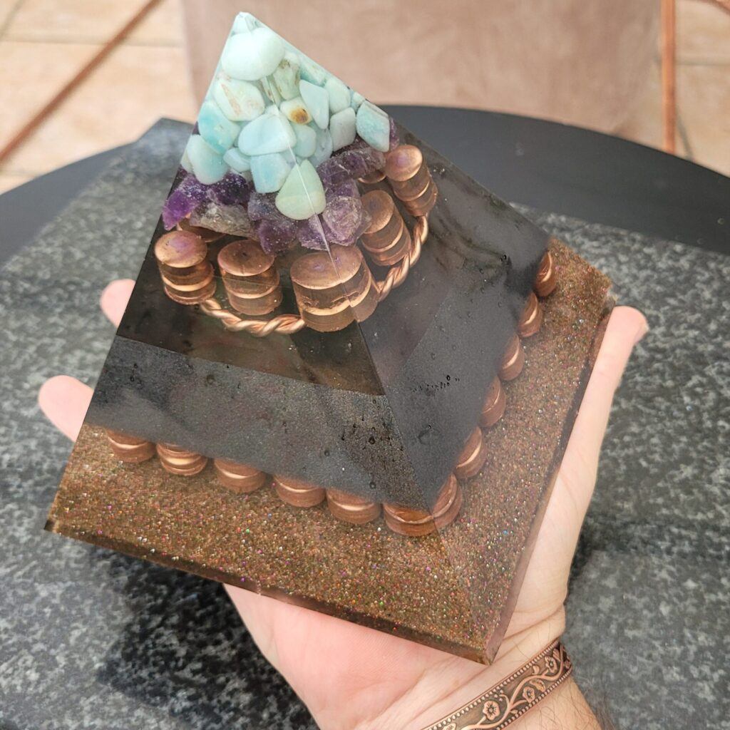 orgonite PYRAMIDS